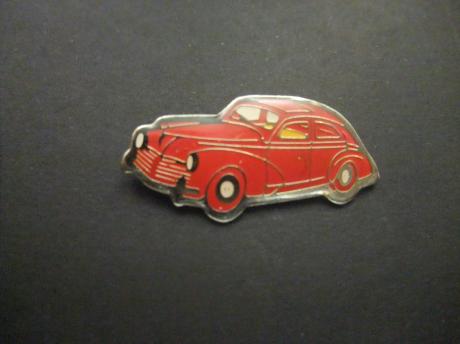 Peugeot 203 1948 rood 